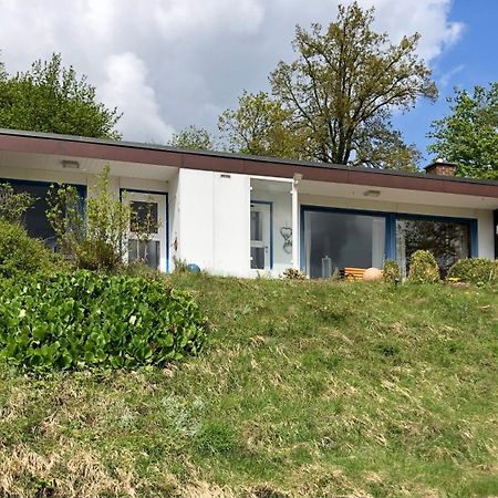 Idyllisch Wohnen Im Weserbergland - Bungalow Mit Phantastischer Aussicht Fuer 4 Personen Polle Exterior photo